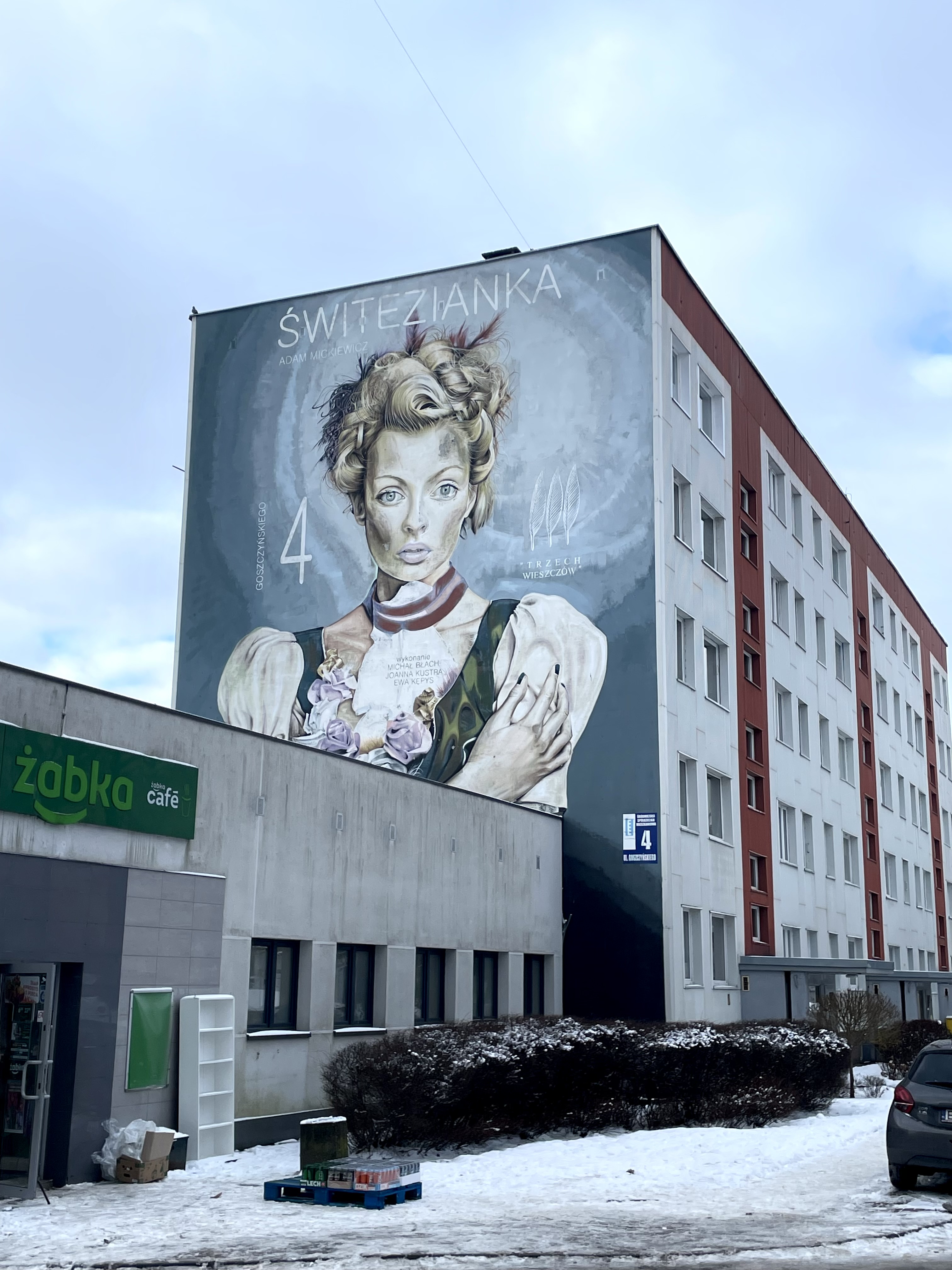 Mural świtezianka Michał Błach Częstochowa 
