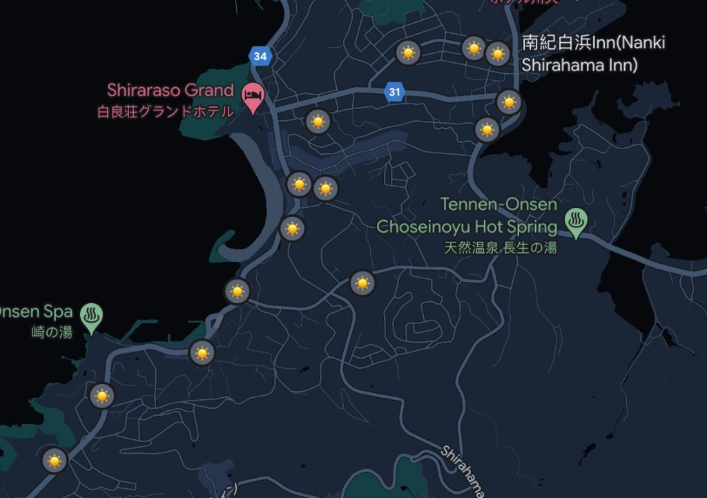 Map street art japan Shirahama