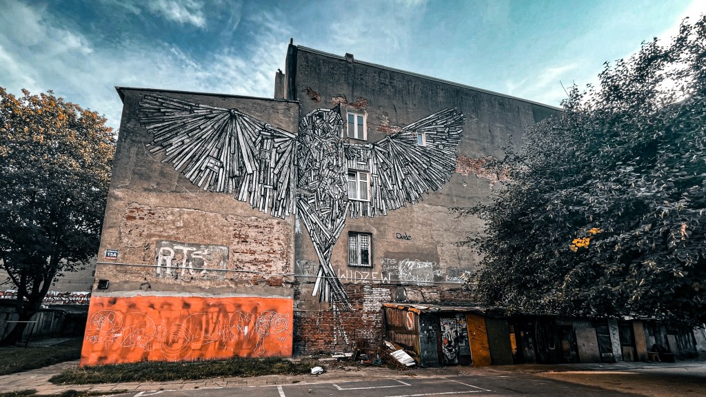 Mural Lodz Baluty Dede