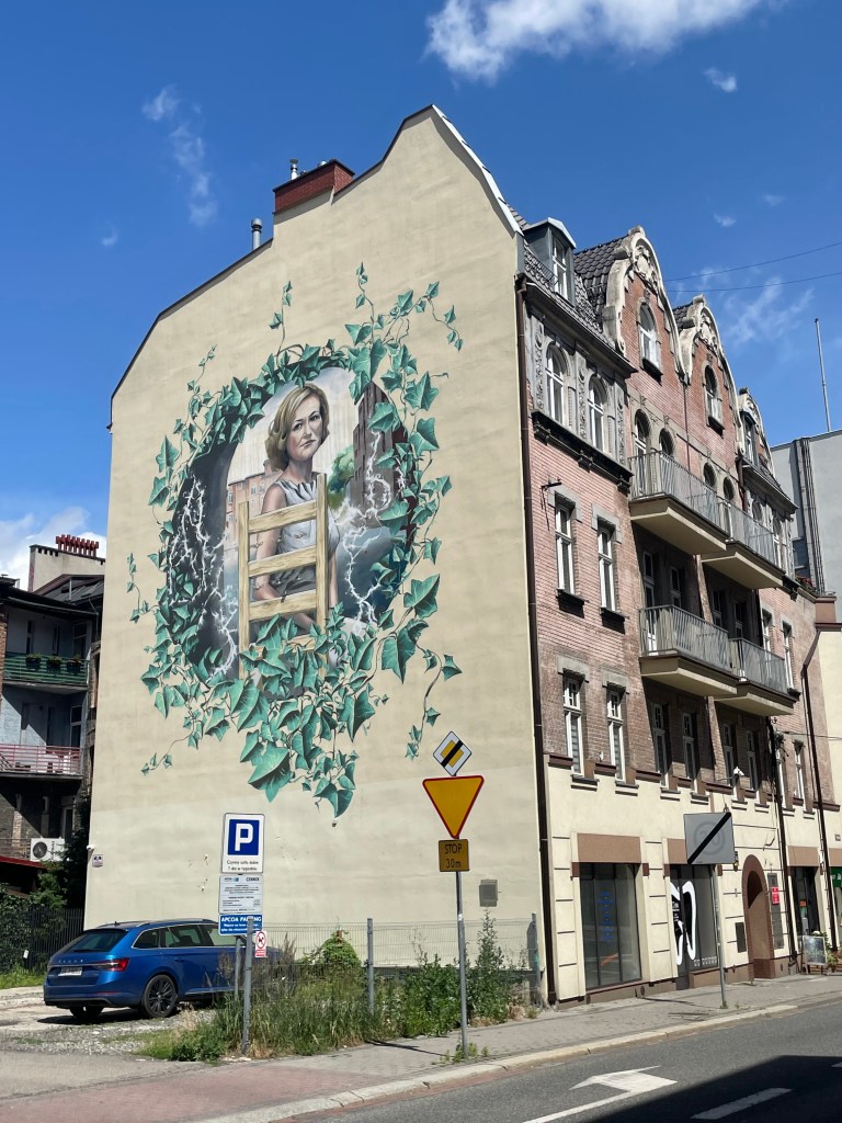 Mural of krystyna bochenek