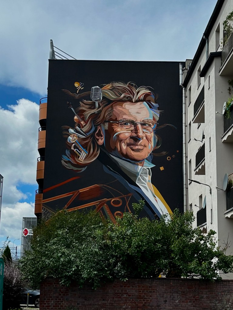Mural of Zbigniew Wodecki