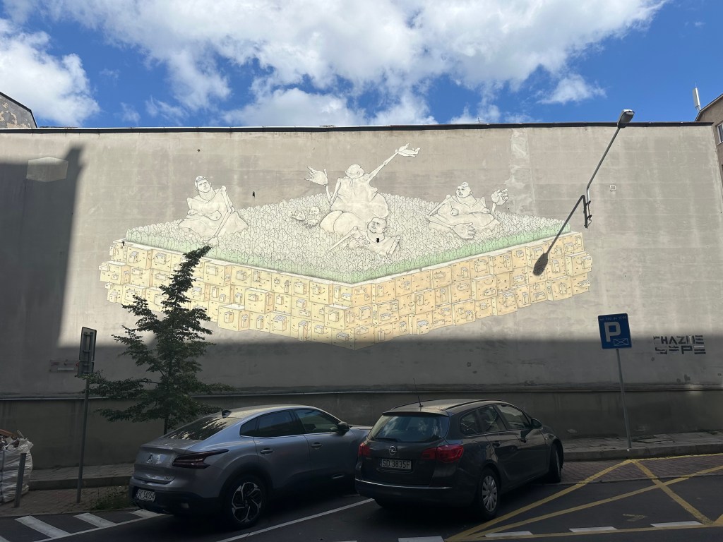 Mural by sepe and Chazme in Katowice