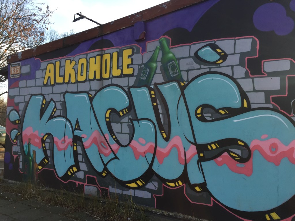 Mural on the store Kacus 