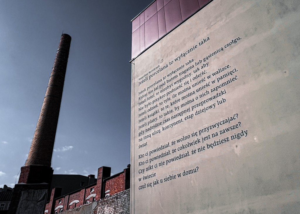 Typo mural in poznan