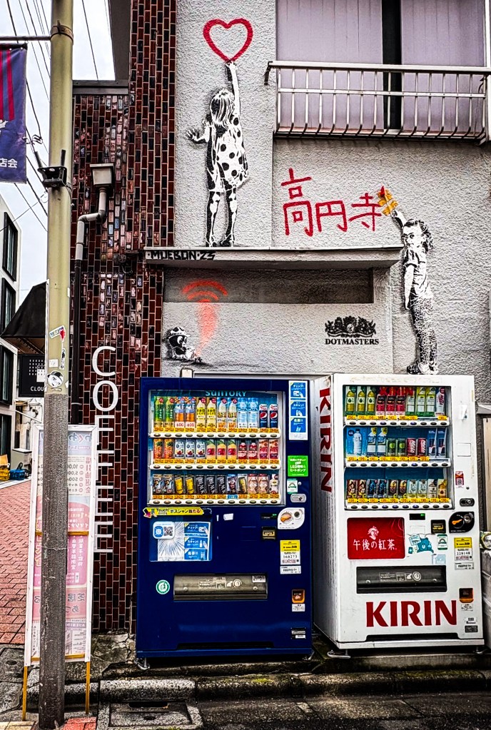 MURAL BY DOTMASTERS IN KOENJI TOKYO