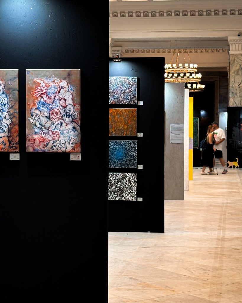 Urban art area in Warsaw 