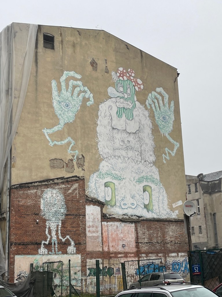 mural Gregora w lodzi