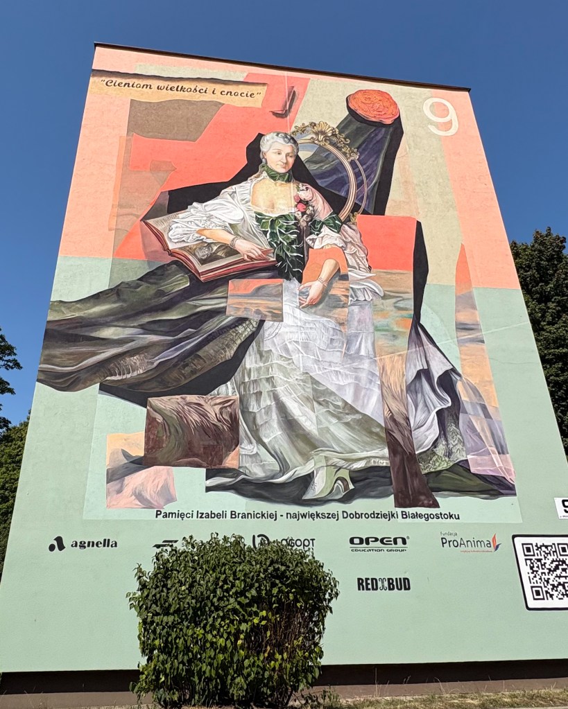 mural with a woman