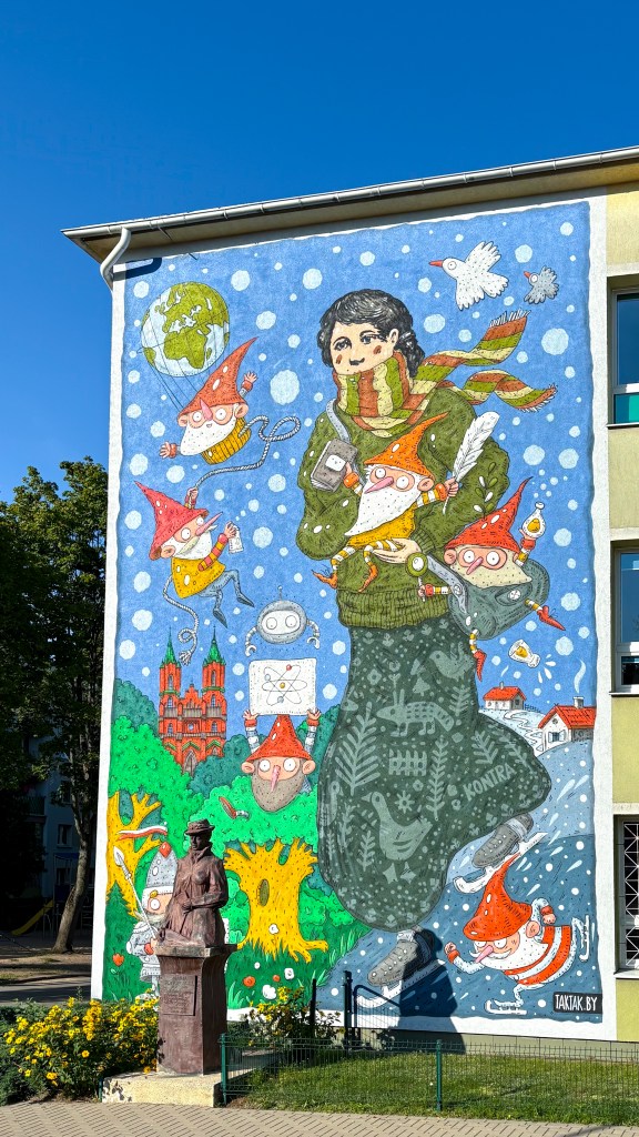 mural with Maria Konopnicka