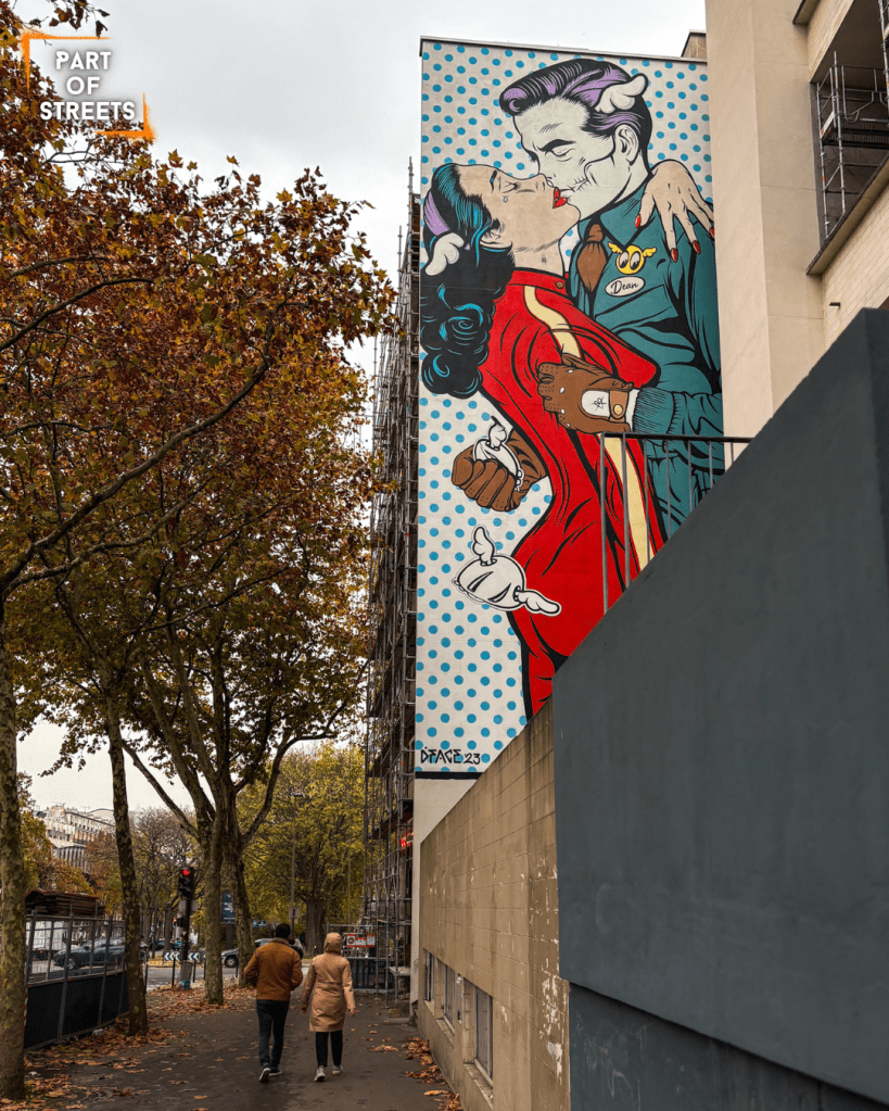 D*Face mural in Boulevard 13 in Paris