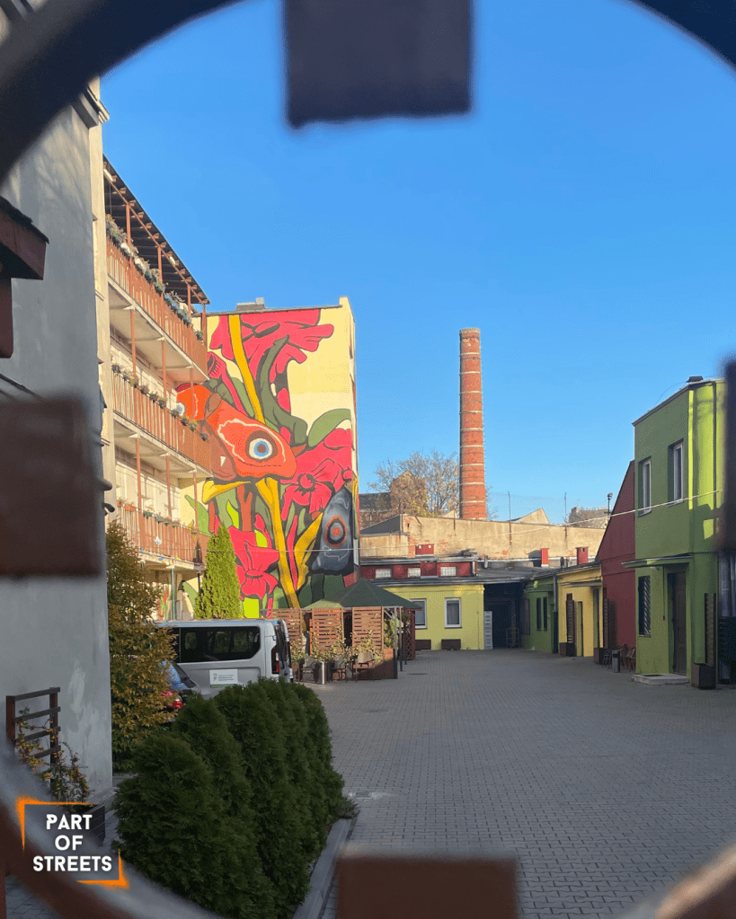 mural by Art Open Studio in Łódź, Poland