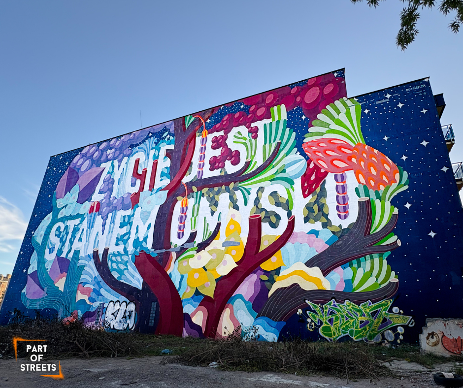 BOA MISTURA mural in Łódź, Poland
