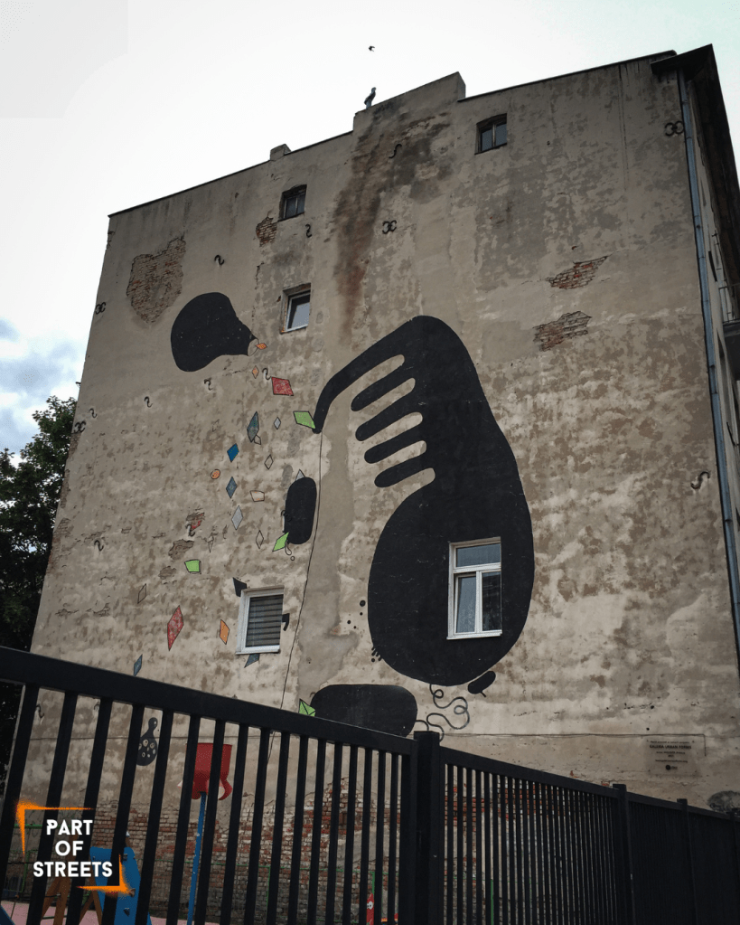 MASSMIX mural in Łódź, Poland